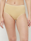 T.T. Women Desire Plain Cotton Spandax Panty Pack Of 3 Skin-Black-Red