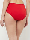 T.T. Women Desire Plain Cotton Spandax Panty Pack Of 3 Skin-Black-Red