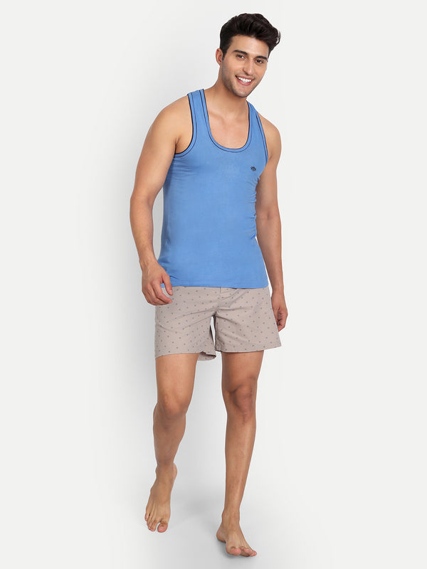 T.T. Men Captain Solid Pack Of 3 Dyed Vest Assorted