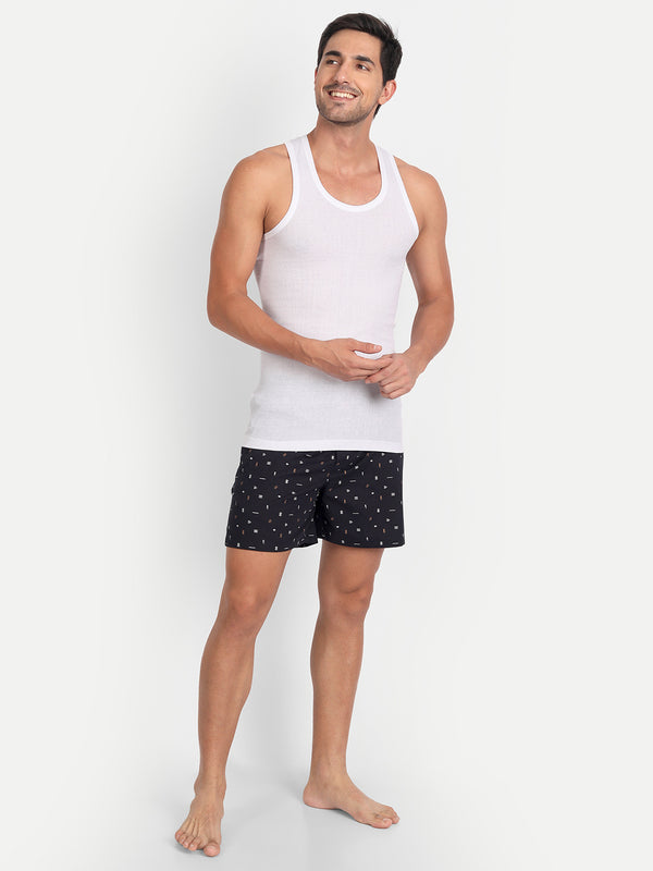 T.T.Desire Men Derby White Premium Vest (Pack Of 3)