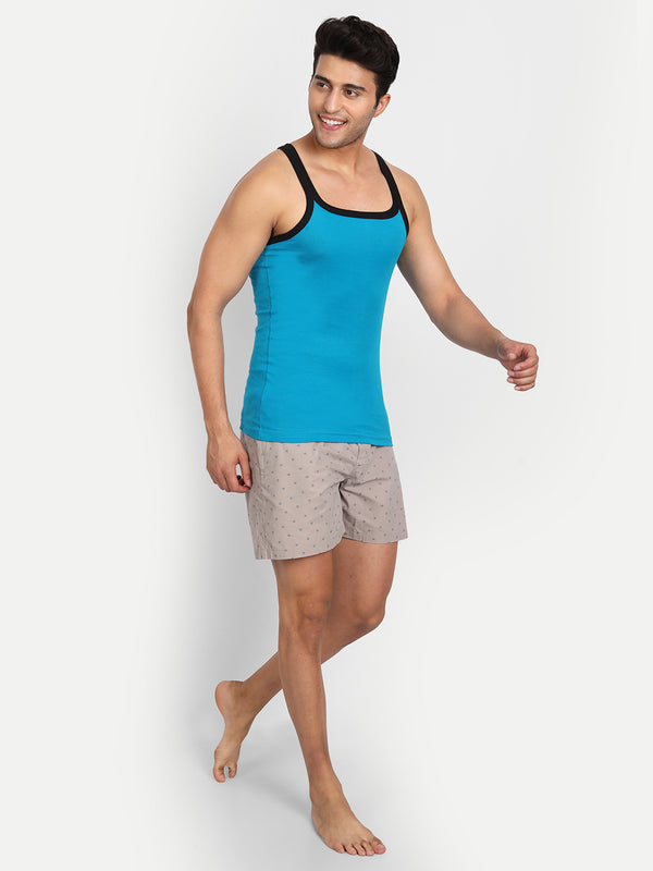 T.T. Men Addy Blue Gym Vest