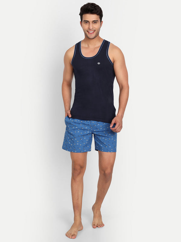 T.T. Men Captain Pack Of 3 Solid Dyed Vest Assorted