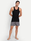 HiFlyers Grey Printed Pure Cotton Boxer Shorts