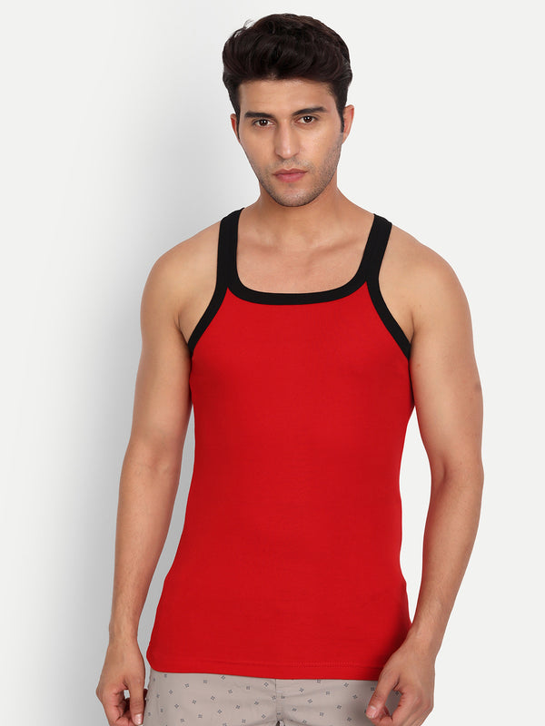 T.T. Men Addy Red Gym Vest