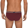 T.T. Jazz Men Maroon Solid Briefs