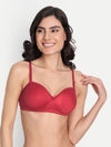 T.T. Women Desire Red Bra With Extra Strips