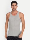 T.T. Men Derby Grey Vest (Pack Of 3)