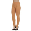 Women Brown-Black-Orange Churidar Leggings