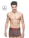 T.T. Men Desire Printed Mini Trunks Pack Of 2 Assorted