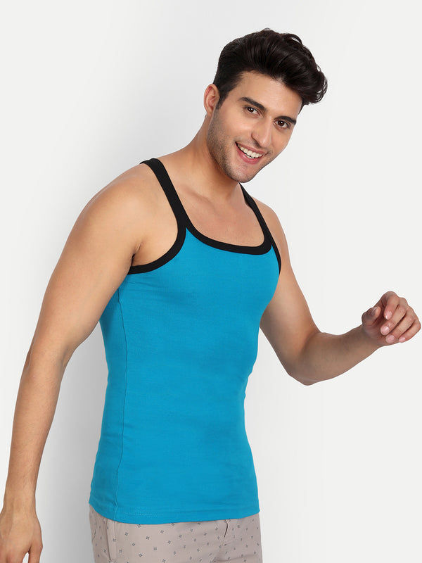 T.T. Men Addy Blue Gym Vest