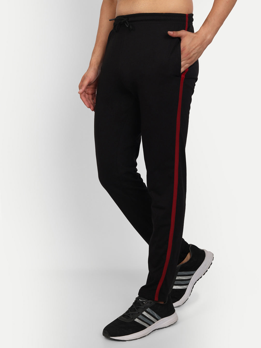 Buy Black Cotton Track Pants For Men Online: TT Bazaar – T T Bazaar