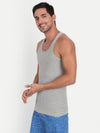 T.T. Men Desire Derby Premium Grey Vest (Pack Of 2)