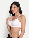 T.T. WomenMoulded Solid White Sports Bra
