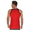 T.T. Men Pack Of 2 Solid Gym Vests Red-Black