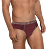 T.T. Jazz Men Maroon Solid Briefs