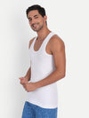 T.T. Men Interlock White Pack Of 3 Innerwear Vests