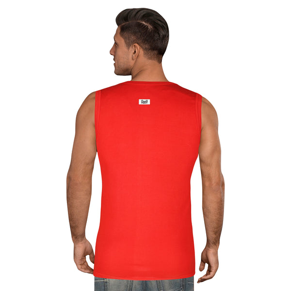 T.T. Men Addy RedDesigner Gym Vest