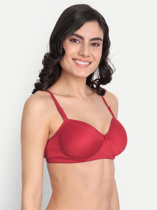T.T. Women Desire Red Bra With Extra Strips