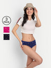 T.T. Womens Desire Inner Elastic Panty (Pack Of 3)