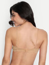 T.T. Women Desire Beige Bra With Extra Strips