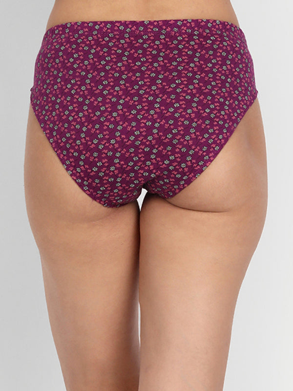 T.T. Women Desire Pack Of 2 Assorted Pure Cotton Printed Panty