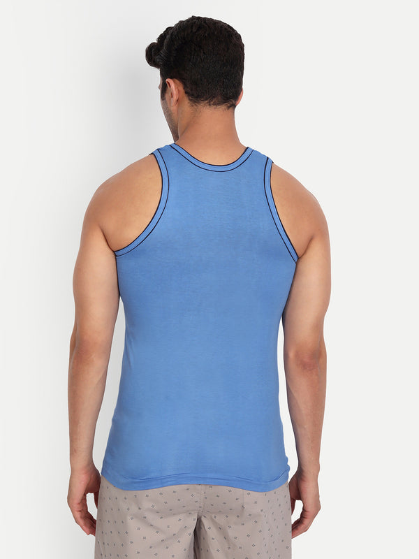 T.T. Men Captain Solid Pack Of 3 Dyed Vest Assorted