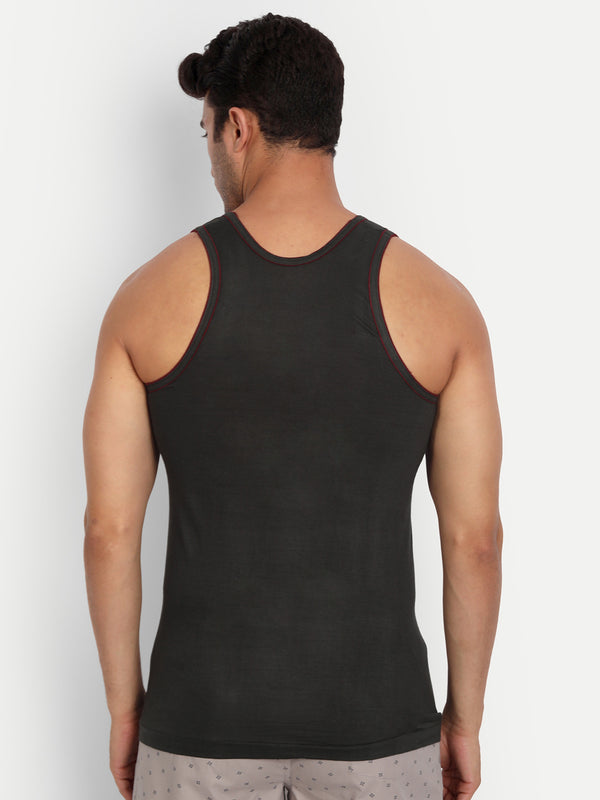 T.T. Men Captain Solid Pack Of 3 Dyed Vest Assorted