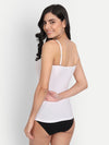 T.T. Women Desire White Solid Tailored-Fit Spaghetti Top