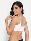T.T. WomenMoulded Solid White Sports Bra