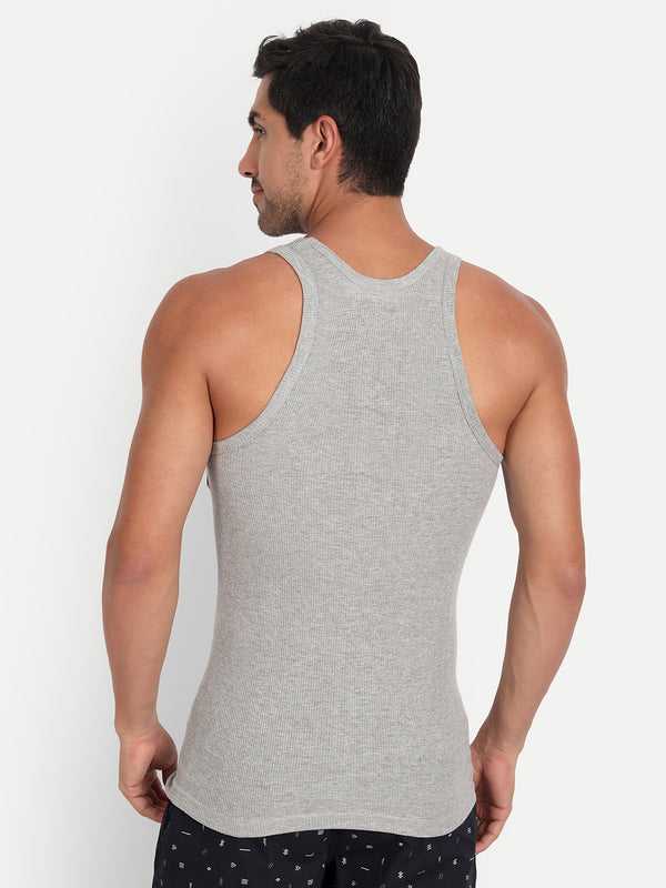 T.T. Men Derby Grey Vest (Pack Of 3)