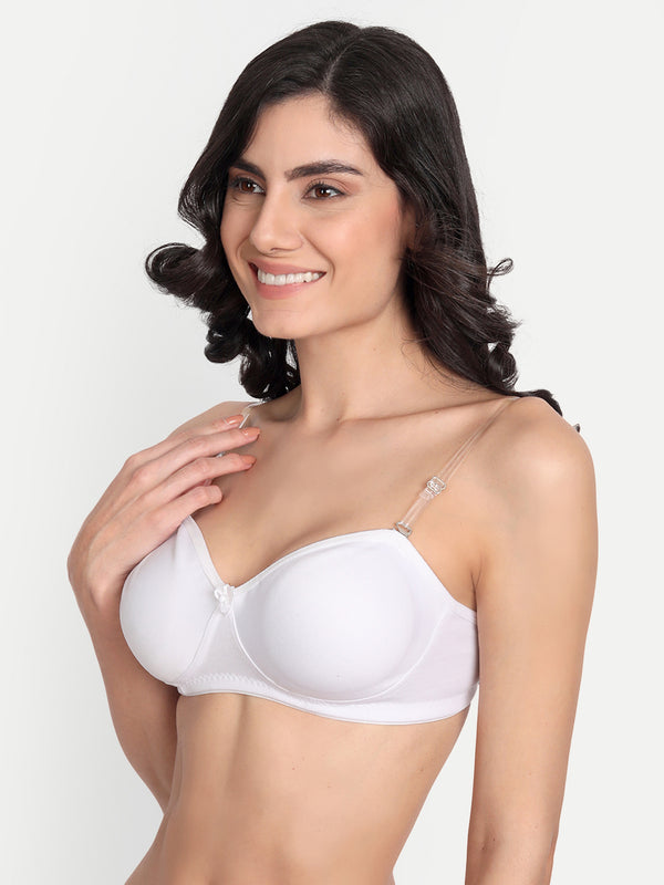 T.T. Women Desire Pack Of 2 White Bra
