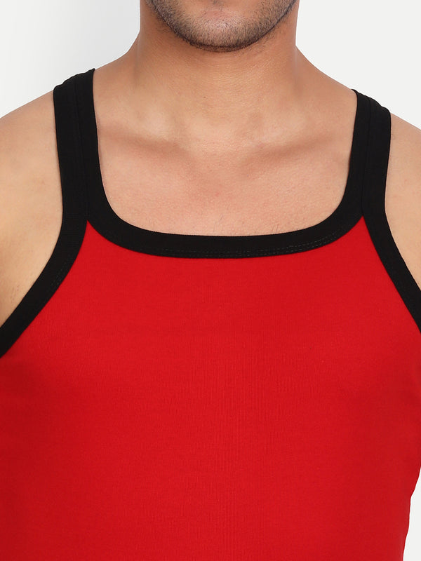 T.T. Men Addy Red Gym Vest