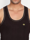 T.T. Men Captain Pack Of 3 Solid Dyed Vest Assorted