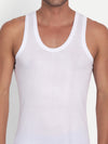 T.T. Men Interlock White Pack Of 3 Innerwear Vests