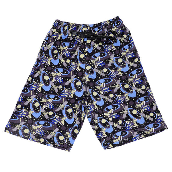 T.T. Junior Cool Printed Bermuda Short Pack Of 5 Black-Grey-Navy-Deniim-Brown