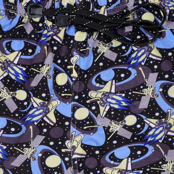 T.T. Junior Cool Printed Bermuda Short Pack Of 2 Denim-Blue