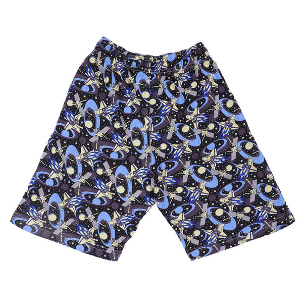 T.T. Junior Cool Printed Bermuda Short Pack Of 2 Blue-Brown
