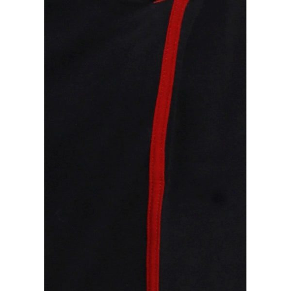 Black Cotton Track Pants