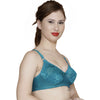 T.T. Women Platting Hos With Spandex Net Bra Pack Of 2 Blue-White
