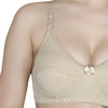T.T. Women Pc Spandex Bra Pack Of 2 Black-Skin