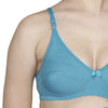 T.T. Women Pc Spandex Bra Pack Of 3 Blue-Skin-White