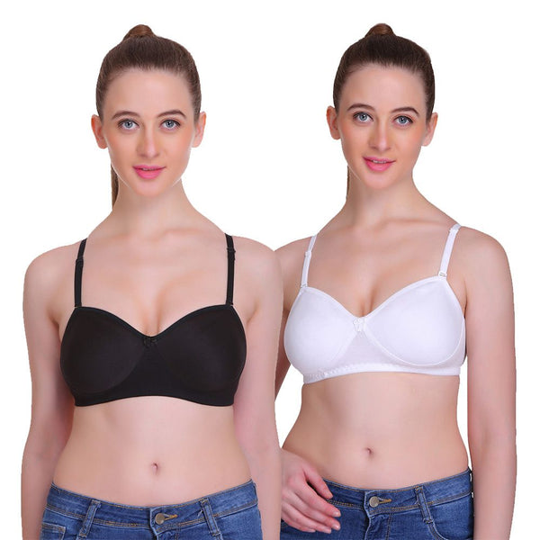 T.T. Women Desire Bra Black White