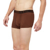 T.T. Mens Desire Fashion Top Elastic Trunk Pack Of 2 Navy-Brown