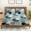T.T. Multicoloured Geometric Double Bedsheet With 2 Pillow Covers