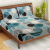 T.T. Multicoloured Geometric Double Bedsheet With 2 Pillow Covers