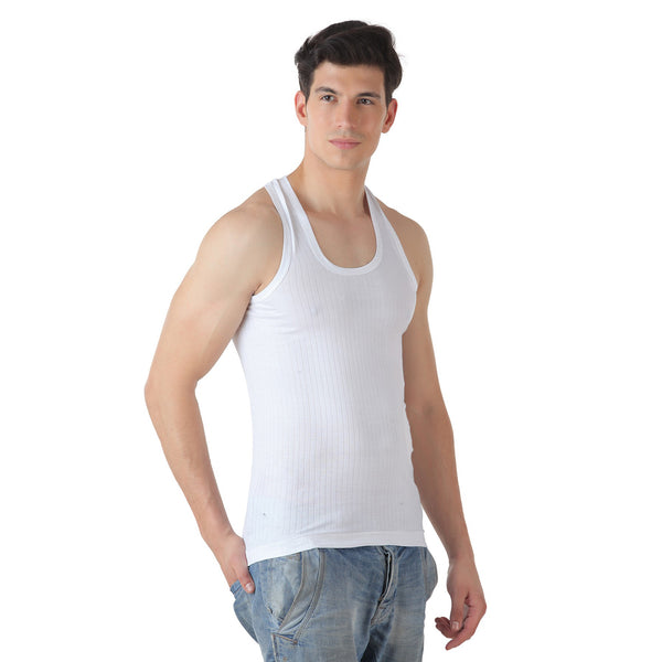Men Parker White Vest