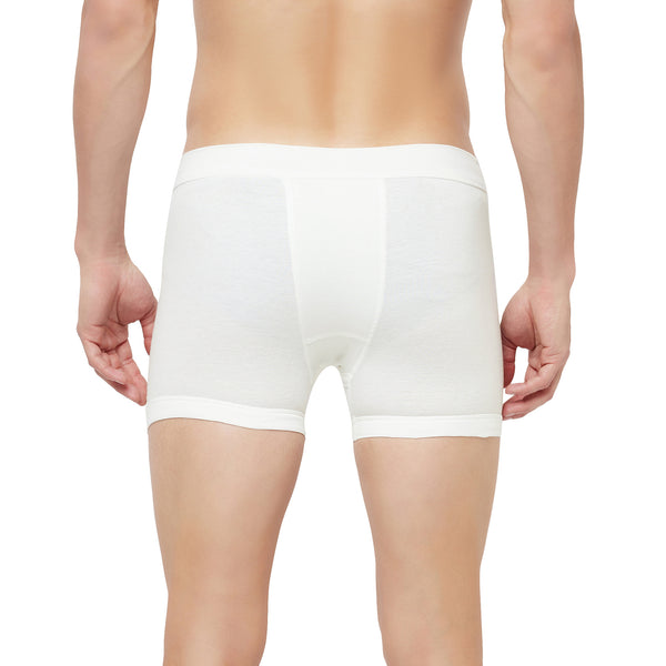 T.T. Men Desire Flexi Trunk Solid Pack Of 3 Trunk White