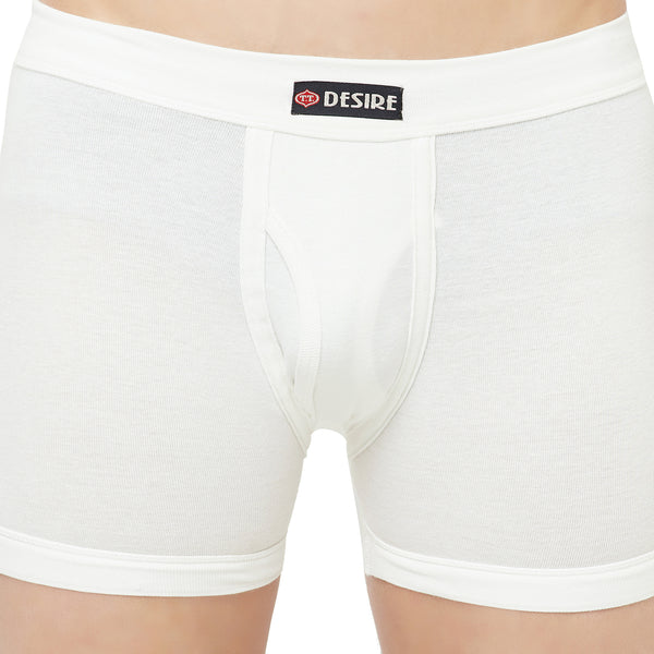 T.T. Men Desire Flexi Trunk Solid Pack Of 5 Trunk White