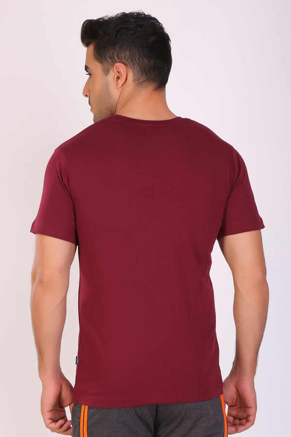Gold, Maroon T-Shirt