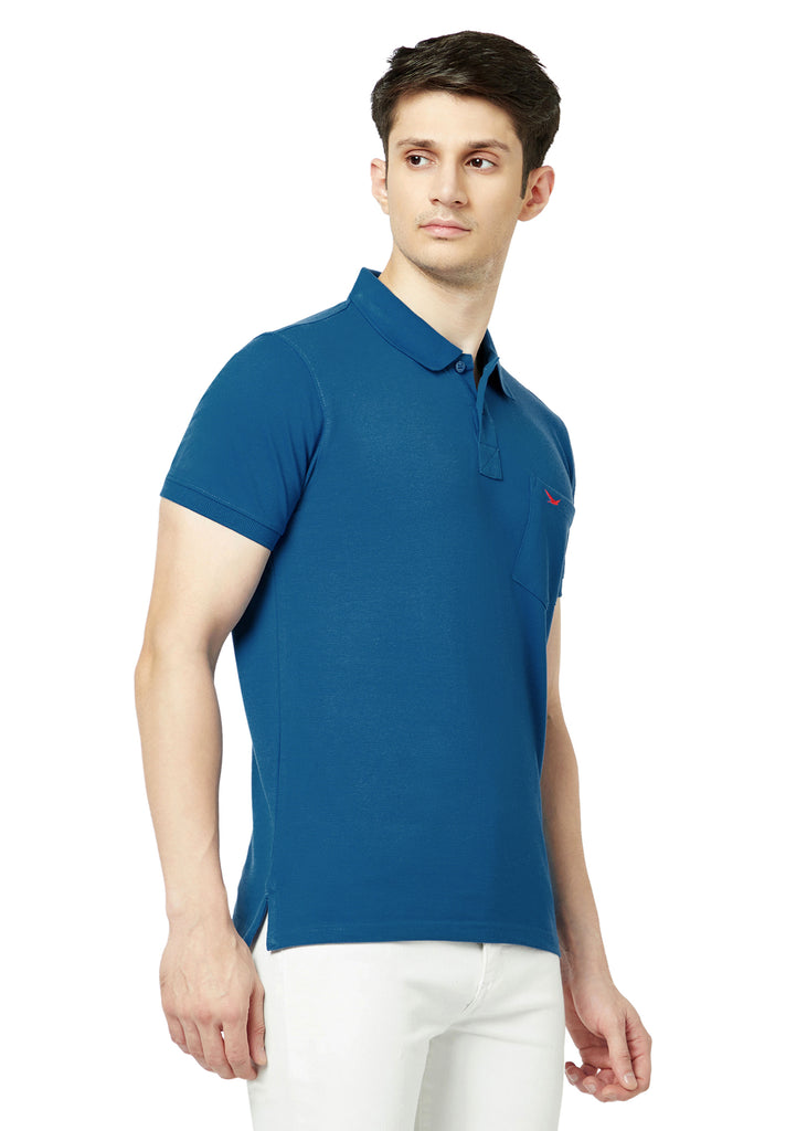Buy HiFlyers Mens Polo TShirt Light Blue Best Price TT Bazaar
